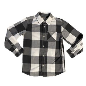 Boy’s buttoned down checkered shirt- size small